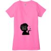 Ladies' Jersey Short-Sleeve Deep V-Neck T-Shirt Thumbnail