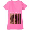 Ladies' Jersey Short-Sleeve Deep V-Neck T-Shirt Thumbnail