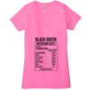 Ladies' Jersey Short-Sleeve Deep V-Neck T-Shirt Thumbnail