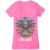 Ladies' Jersey Short-Sleeve Deep V-Neck T-Shirt Thumbnail