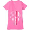 Ladies' Jersey Short-Sleeve Deep V-Neck T-Shirt Thumbnail