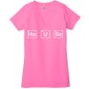 Ladies' Jersey Short-Sleeve Deep V-Neck T-Shirt Thumbnail