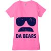 Ladies' Jersey Short-Sleeve Deep V-Neck T-Shirt Thumbnail