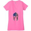 Ladies' Jersey Short-Sleeve Deep V-Neck T-Shirt Thumbnail