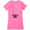 Ladies' Jersey Short-Sleeve Deep V-Neck T-Shirt Thumbnail