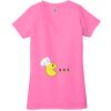 Ladies' Jersey Short-Sleeve Deep V-Neck T-Shirt Thumbnail