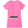 Ladies' Jersey Short-Sleeve Deep V-Neck T-Shirt Thumbnail