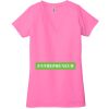 Ladies' Jersey Short-Sleeve Deep V-Neck T-Shirt Thumbnail