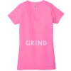 Ladies' Jersey Short-Sleeve Deep V-Neck T-Shirt Thumbnail