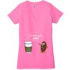 Ladies' Jersey Short-Sleeve Deep V-Neck T-Shirt Thumbnail