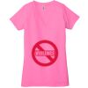 Ladies' Jersey Short-Sleeve Deep V-Neck T-Shirt Thumbnail