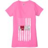 Ladies' Jersey Short-Sleeve Deep V-Neck T-Shirt Thumbnail