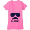 Ladies' Jersey Short-Sleeve Deep V-Neck T-Shirt Thumbnail