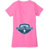 Ladies' Jersey Short-Sleeve Deep V-Neck T-Shirt Thumbnail