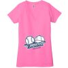 Ladies' Jersey Short-Sleeve Deep V-Neck T-Shirt Thumbnail