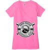 Ladies' Jersey Short-Sleeve Deep V-Neck T-Shirt Thumbnail