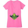 Ladies' Jersey Short-Sleeve Deep V-Neck T-Shirt Thumbnail