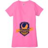 Ladies' Jersey Short-Sleeve Deep V-Neck T-Shirt Thumbnail