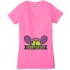 Ladies' Jersey Short-Sleeve Deep V-Neck T-Shirt Thumbnail
