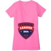 Ladies' Jersey Short-Sleeve Deep V-Neck T-Shirt Thumbnail