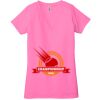 Ladies' Jersey Short-Sleeve Deep V-Neck T-Shirt Thumbnail