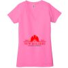 Ladies' Jersey Short-Sleeve Deep V-Neck T-Shirt Thumbnail