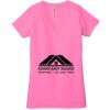 Ladies' Jersey Short-Sleeve Deep V-Neck T-Shirt Thumbnail