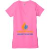 Ladies' Jersey Short-Sleeve Deep V-Neck T-Shirt Thumbnail