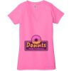 Ladies' Jersey Short-Sleeve Deep V-Neck T-Shirt Thumbnail
