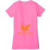Ladies' Jersey Short-Sleeve Deep V-Neck T-Shirt Thumbnail