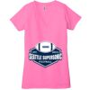 Ladies' Jersey Short-Sleeve Deep V-Neck T-Shirt Thumbnail
