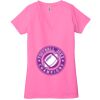 Ladies' Jersey Short-Sleeve Deep V-Neck T-Shirt Thumbnail