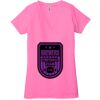 Ladies' Jersey Short-Sleeve Deep V-Neck T-Shirt Thumbnail