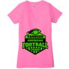 Ladies' Jersey Short-Sleeve Deep V-Neck T-Shirt Thumbnail