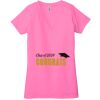 Ladies' Jersey Short-Sleeve Deep V-Neck T-Shirt Thumbnail