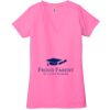 Ladies' Jersey Short-Sleeve Deep V-Neck T-Shirt Thumbnail