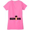 Ladies' Jersey Short-Sleeve Deep V-Neck T-Shirt Thumbnail