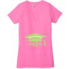 Ladies' Jersey Short-Sleeve Deep V-Neck T-Shirt Thumbnail