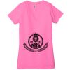 Ladies' Jersey Short-Sleeve Deep V-Neck T-Shirt Thumbnail