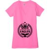 Ladies' Jersey Short-Sleeve Deep V-Neck T-Shirt Thumbnail