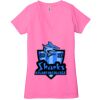 Ladies' Jersey Short-Sleeve Deep V-Neck T-Shirt Thumbnail