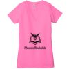 Ladies' Jersey Short-Sleeve Deep V-Neck T-Shirt Thumbnail