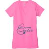 Ladies' Jersey Short-Sleeve Deep V-Neck T-Shirt Thumbnail