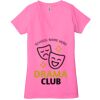 Ladies' Jersey Short-Sleeve Deep V-Neck T-Shirt Thumbnail