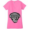 Ladies' Jersey Short-Sleeve Deep V-Neck T-Shirt Thumbnail
