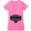 Ladies' Jersey Short-Sleeve Deep V-Neck T-Shirt Thumbnail