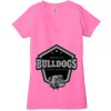 Ladies' Jersey Short-Sleeve Deep V-Neck T-Shirt Thumbnail