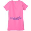 Ladies' Jersey Short-Sleeve Deep V-Neck T-Shirt Thumbnail