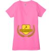 Ladies' Jersey Short-Sleeve Deep V-Neck T-Shirt Thumbnail