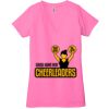 Ladies' Jersey Short-Sleeve Deep V-Neck T-Shirt Thumbnail